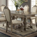 Chateau De Ville PU & Antique White Side Chair image